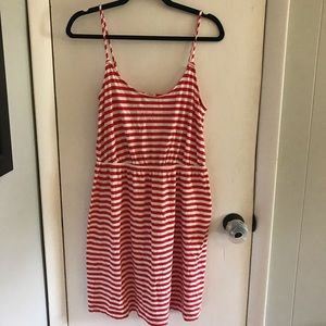 J. Crew striped sun dress